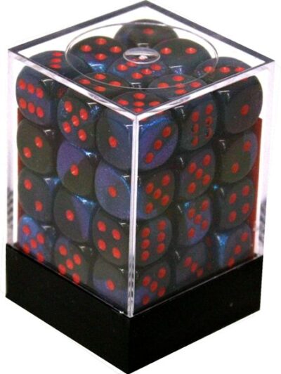 Boite de 36d6 Gemini Black-Starlight w/red