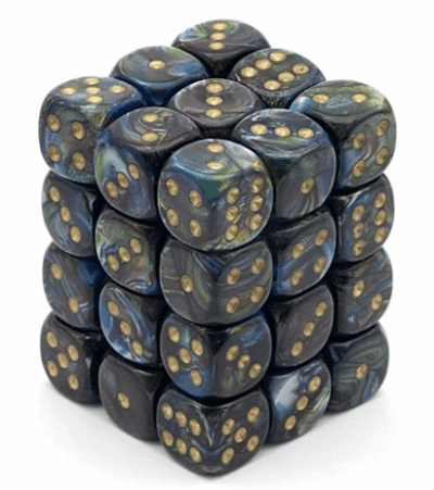 Boite de 36d6 Lustrous Shadow w/gold