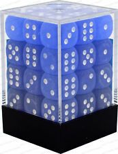 Boite de 36d6 Frosted Blue w/white