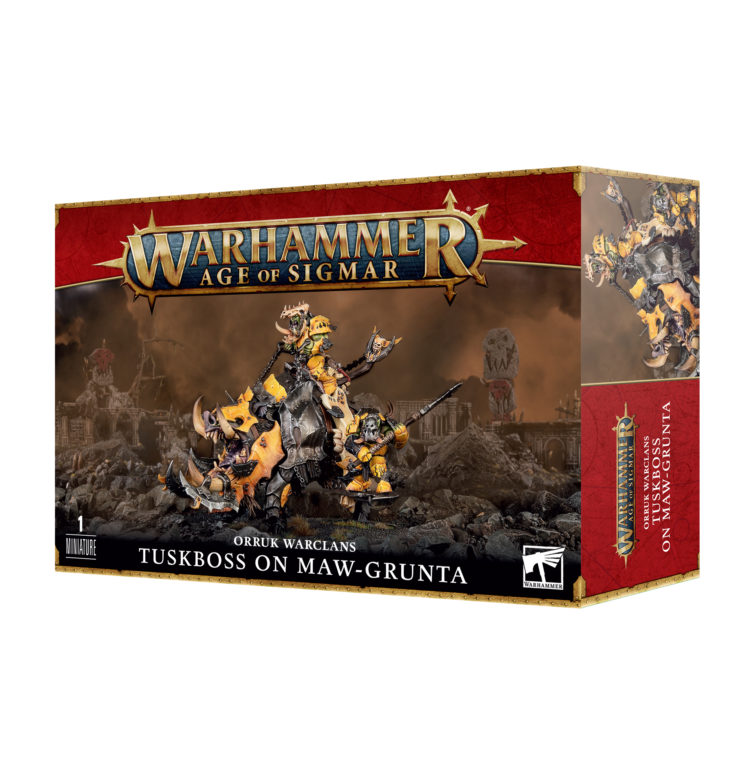 Orruk Warclans Tuskboss on Maw-Grunta